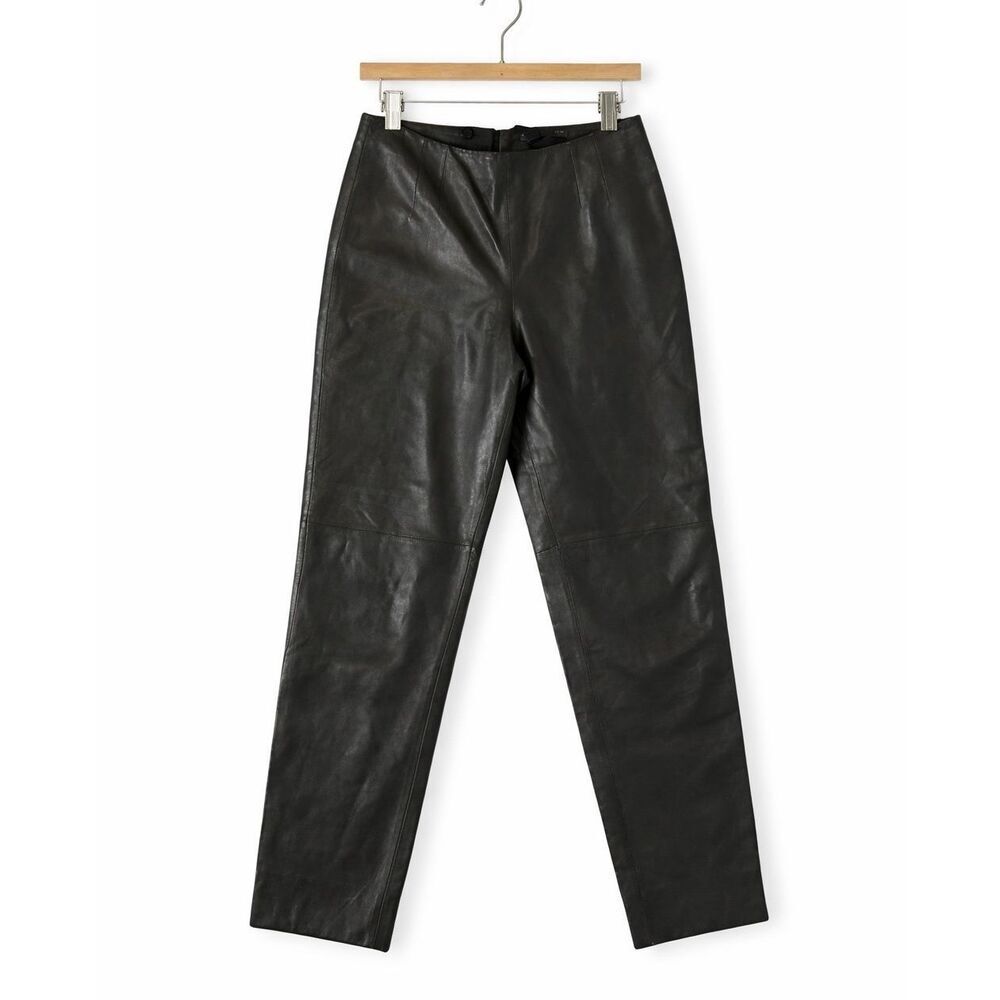 Alex Garfield & Marks 100% leather vintage straight pants size 8
